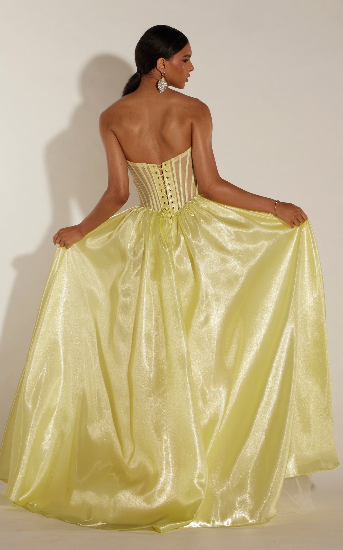 ALYCE Paris 62257 Alyce Long Cat-eye Neckline Elegant Ballgown Dress