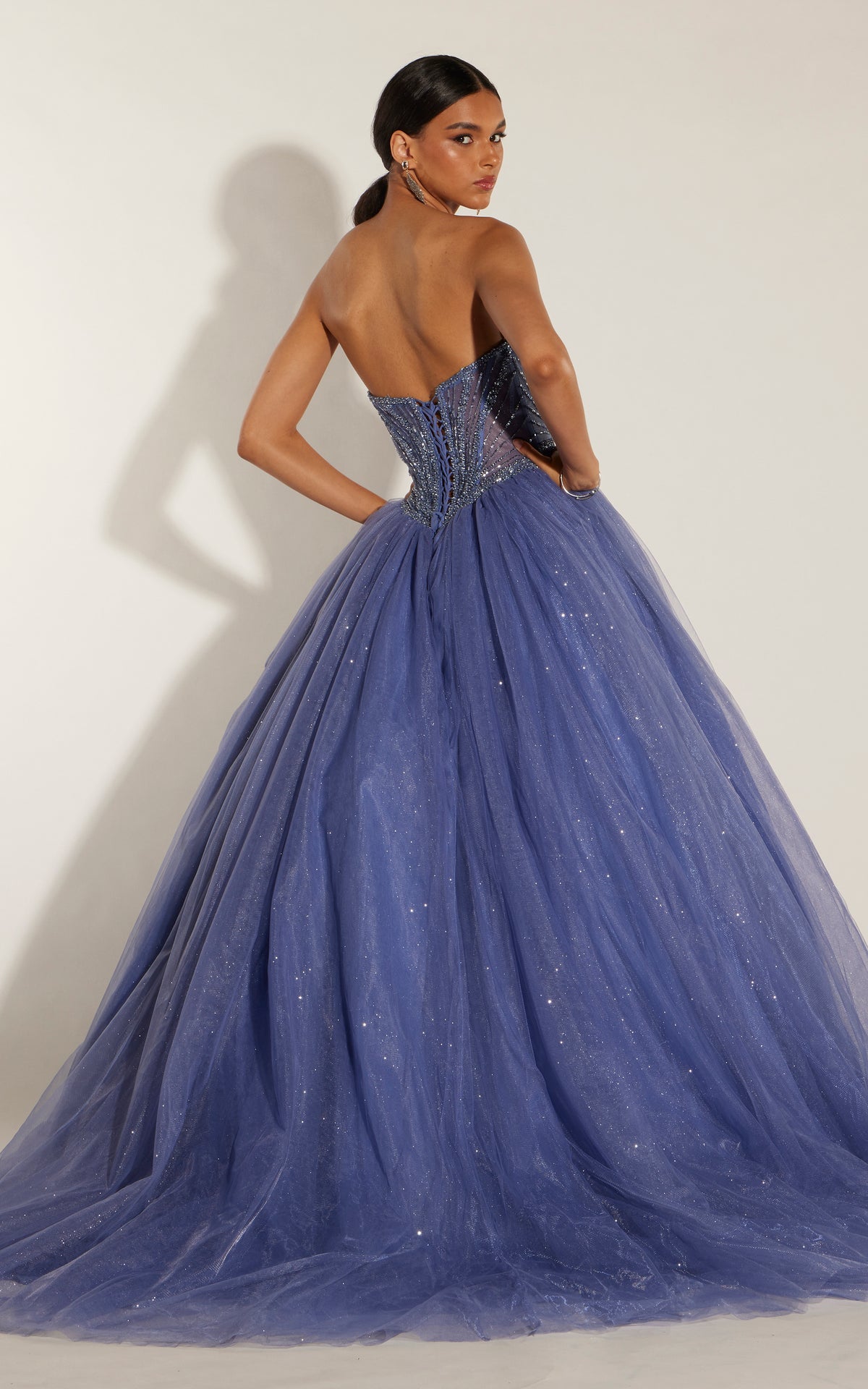 ALYCE Paris 62424 Alyce Long Plunging Neckline Shimmery/sparkly Ballgown Dress