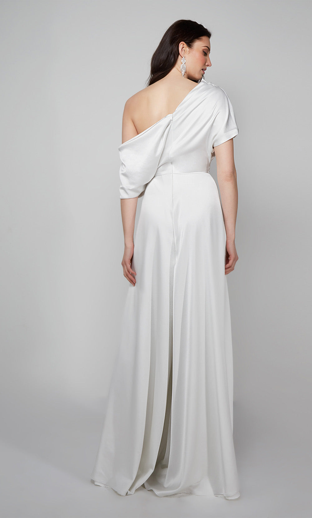 Alyce Paris 70019 Bridal One Omber Ruched/Draped Jumpsuit Dress