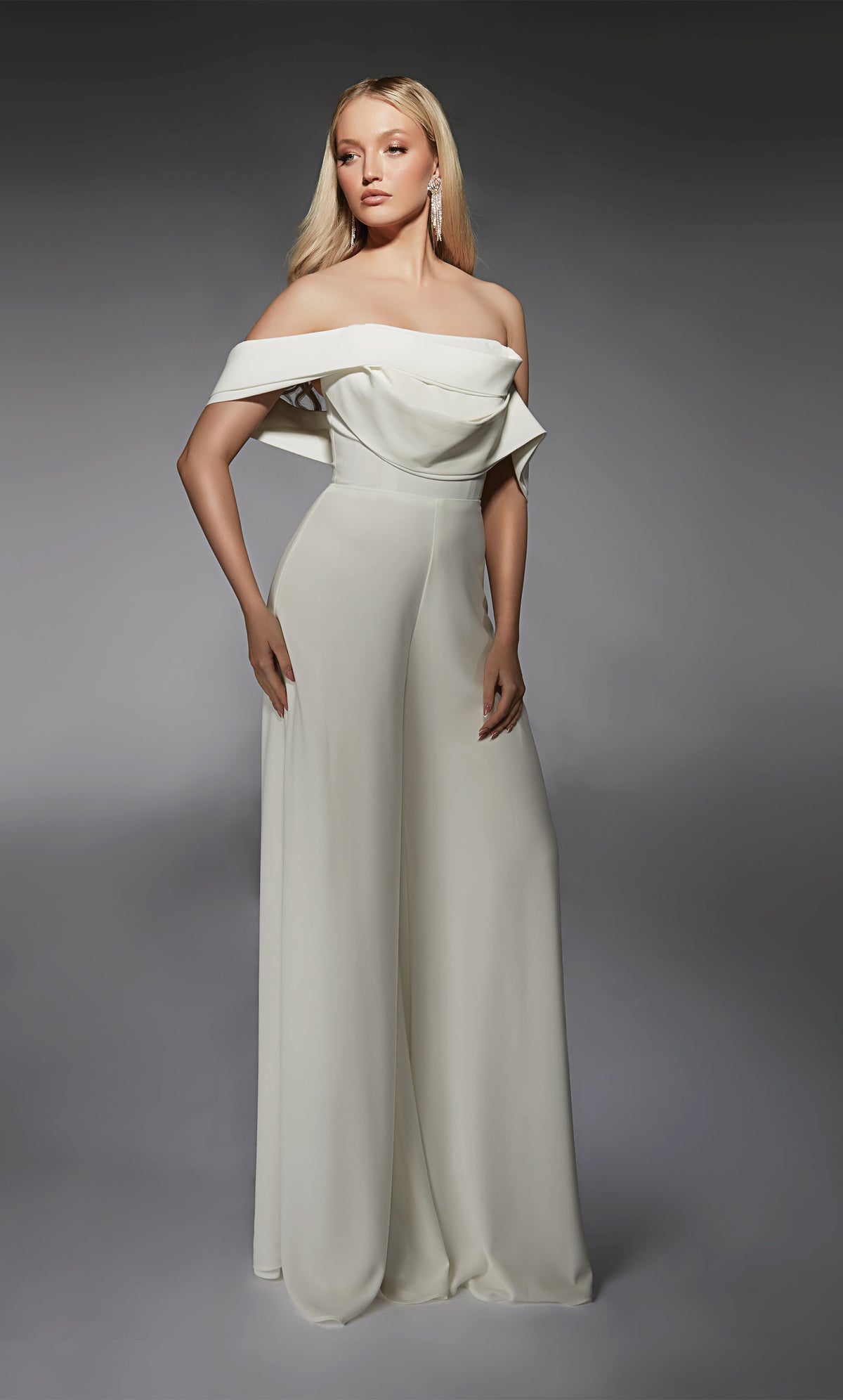 Formal Dress: 70068. Short, Off The Shoulder, Jumpsuit