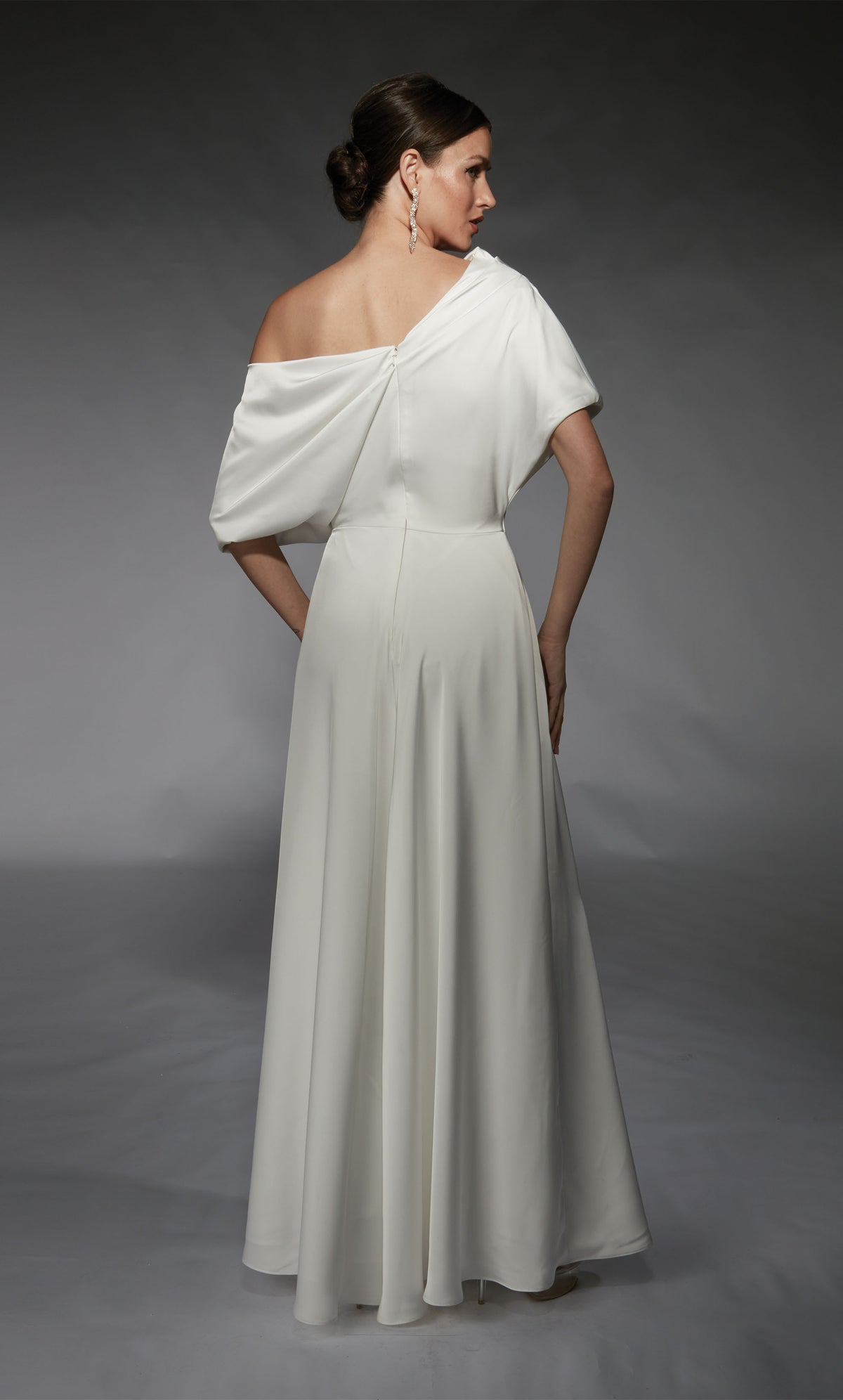 Alyce Paris 70072 Bridal One épaule Élégant robe de combinaison