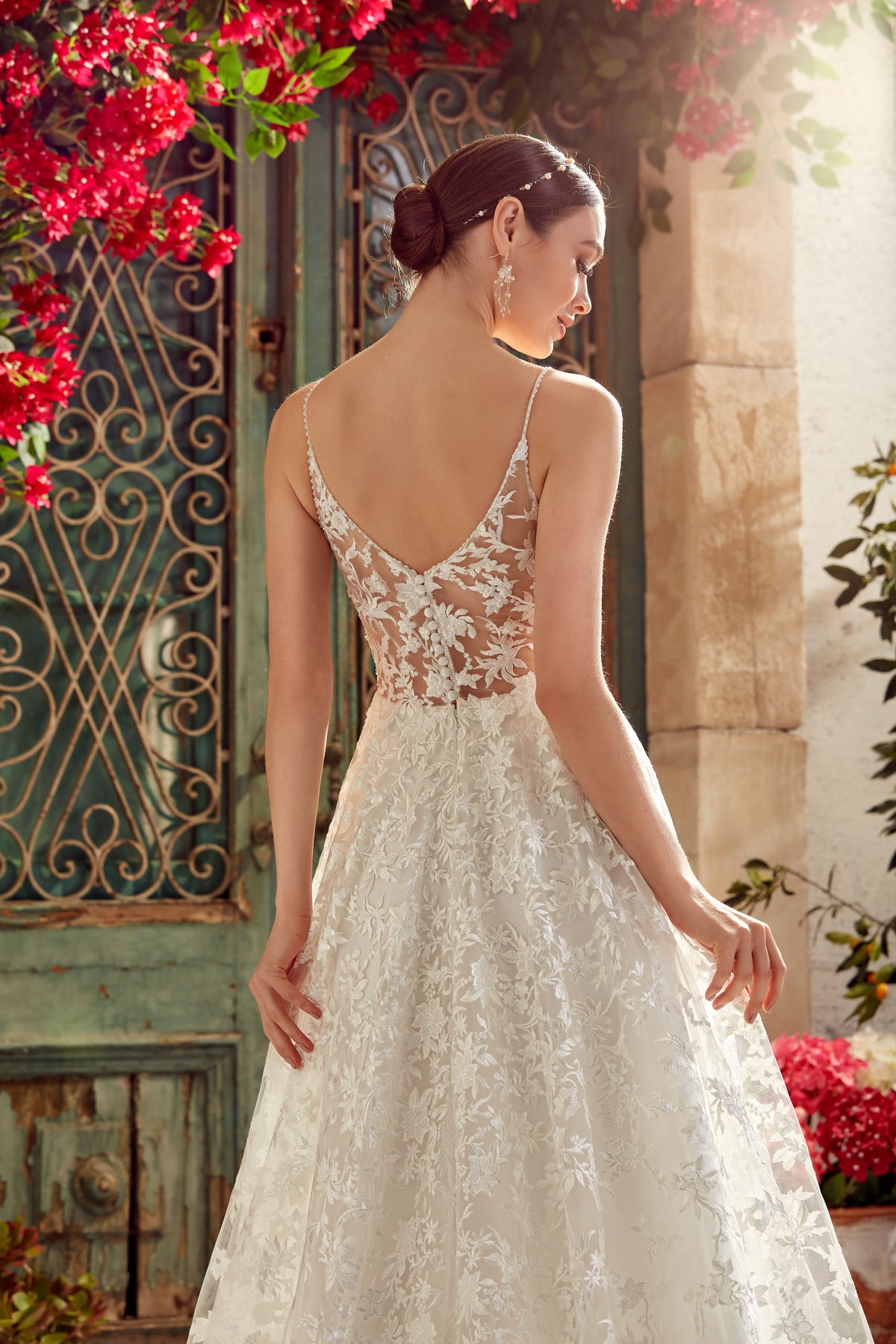 ALYCE PARIS 7012 BRIDAL V-NICK ENGRESSE FIT N ROBLE