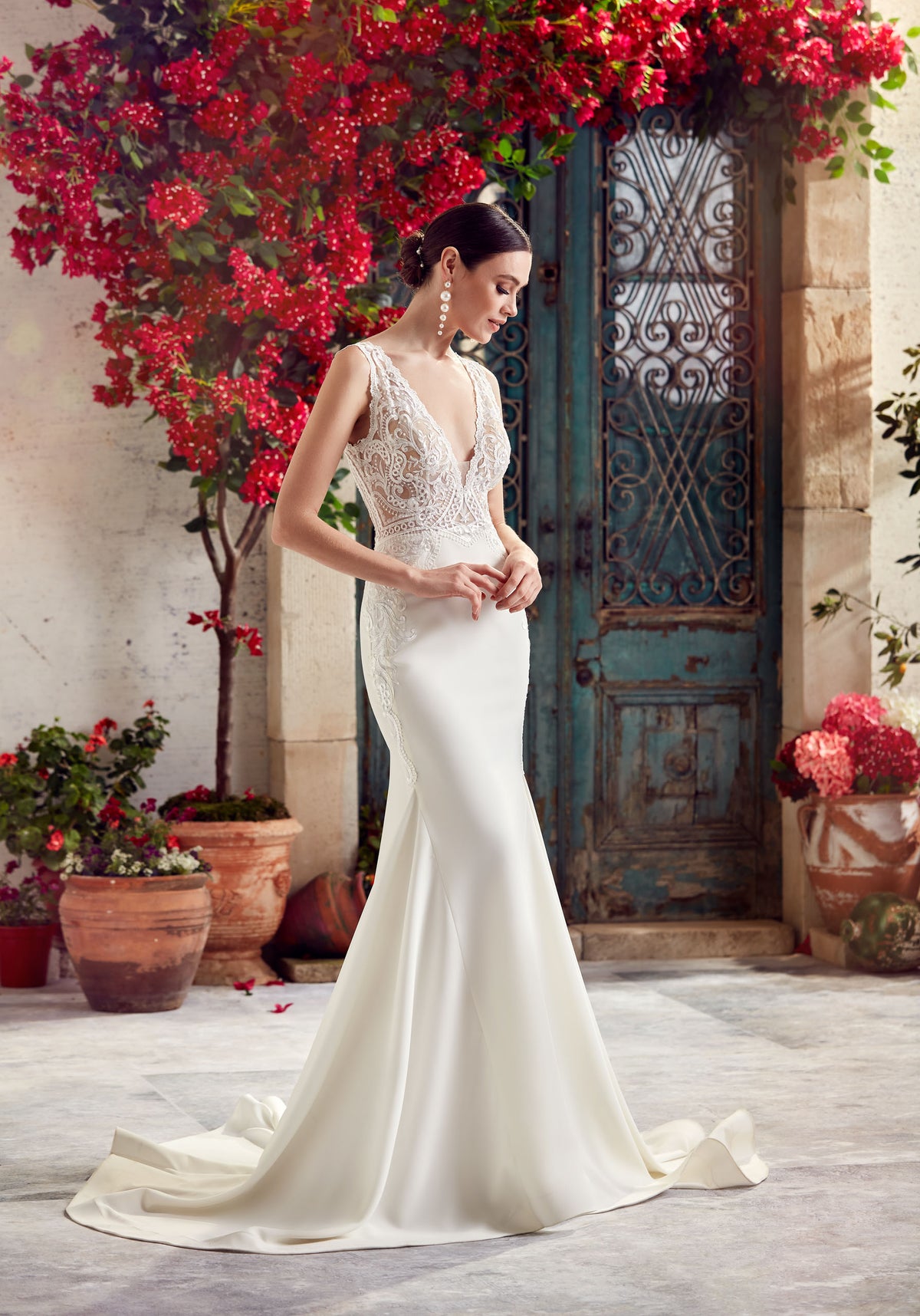 Alyce Paris 7016 Bridal che immerse abito a flare sexy