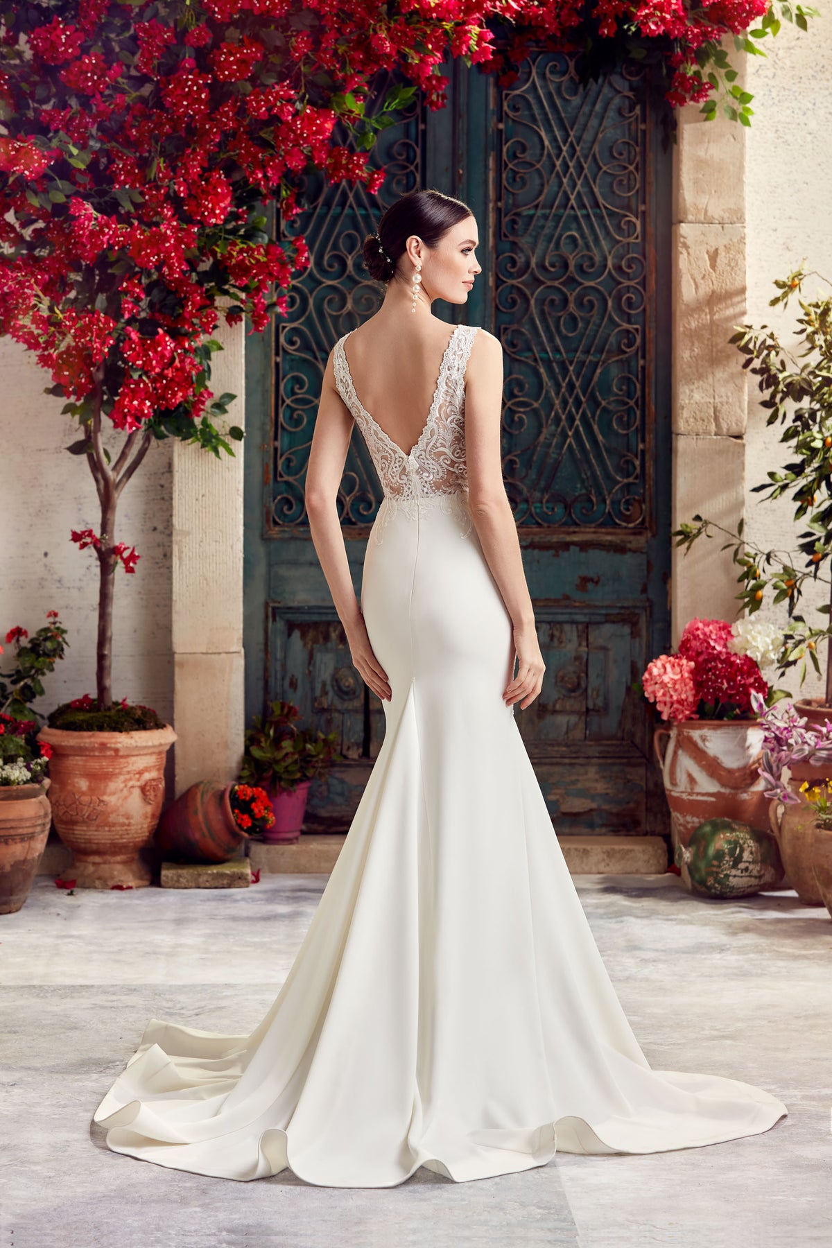 Alyce Paris 7016 Bridal che immerse abito a flare sexy