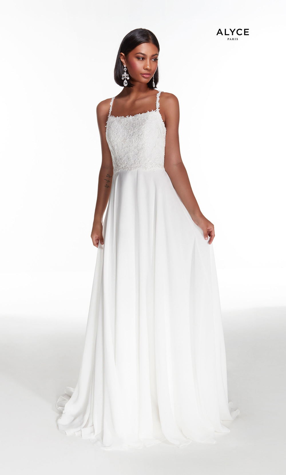 Alyce Paris 7018 Abito fluido abbellito da sposa