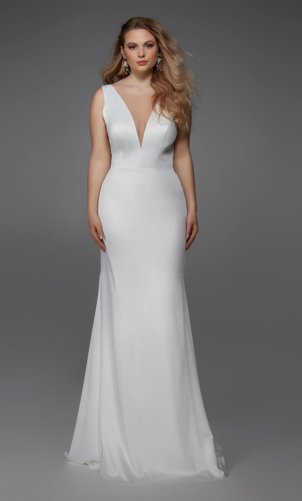 Alyce Paris 7019 Vestido de brote de tren de hundimiento nupcial