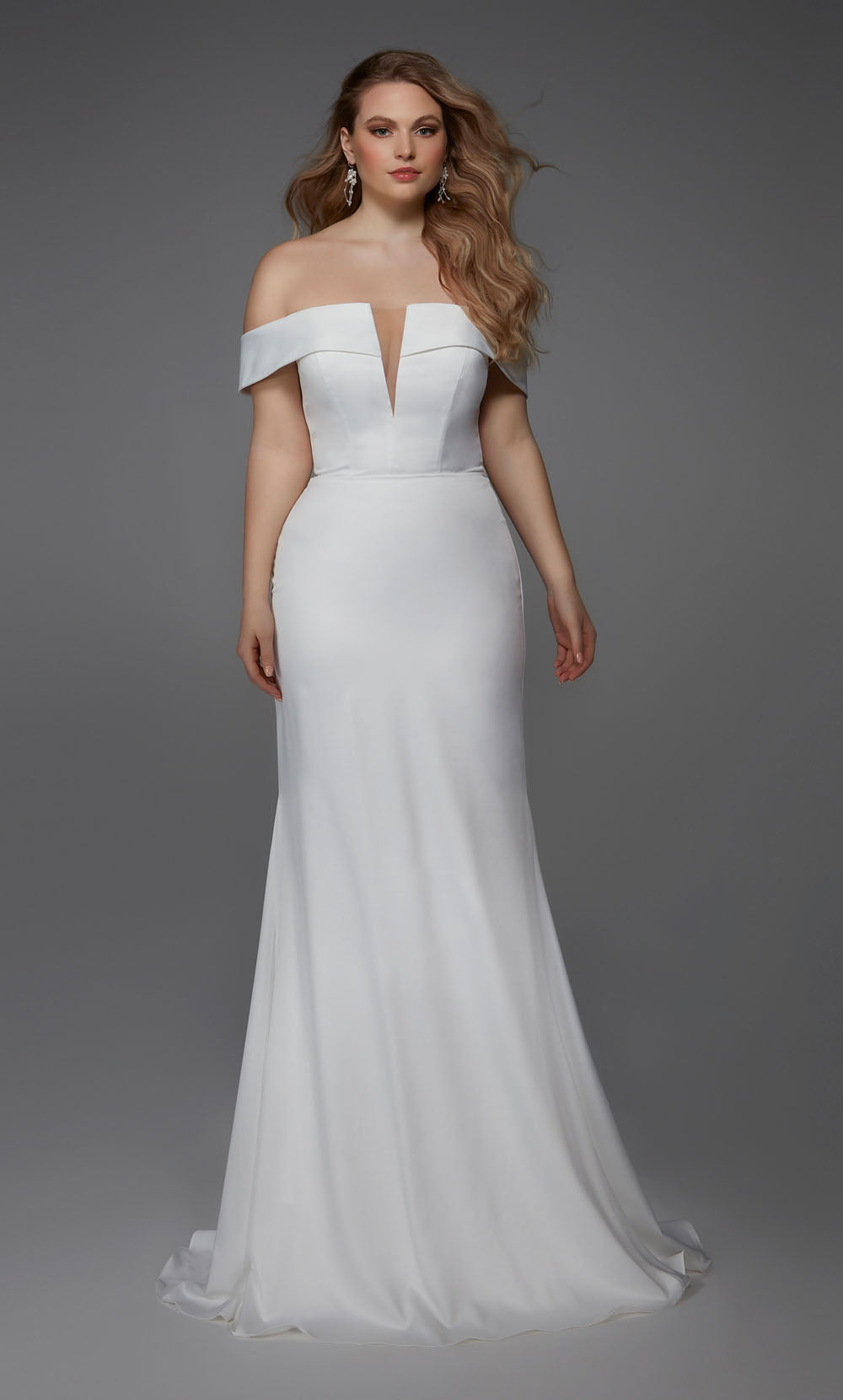 ALYCE PARIS 7020 BRIDAL OFF THE SUPHER TRAIN ADRIT ET ROBLE DE FLARE