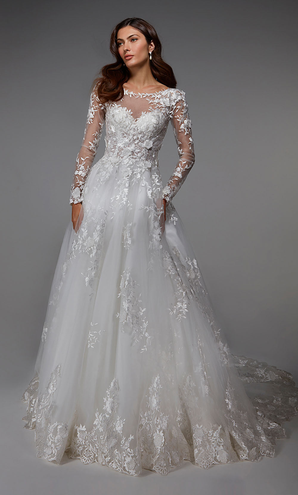 ALYCE PARIS 7046 Abito da ballo illusioni da sposa