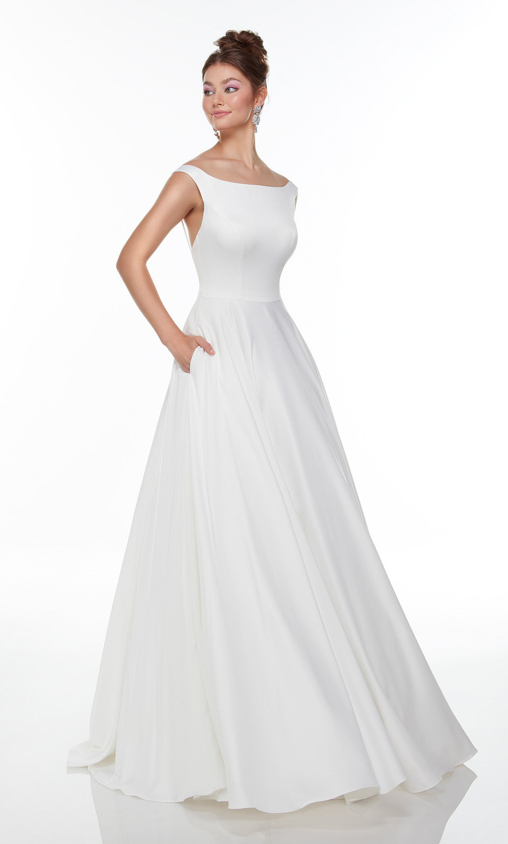 ALYCE PARIS 7054 Pulsanti per barche da sposa un abito da linea