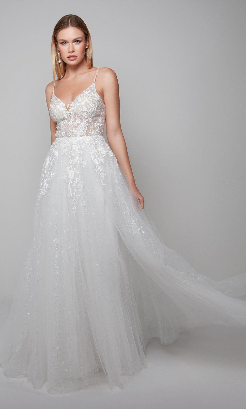 ALYCE Paris 7079 Bridal Sweetheart Illusion Ballgown Dress