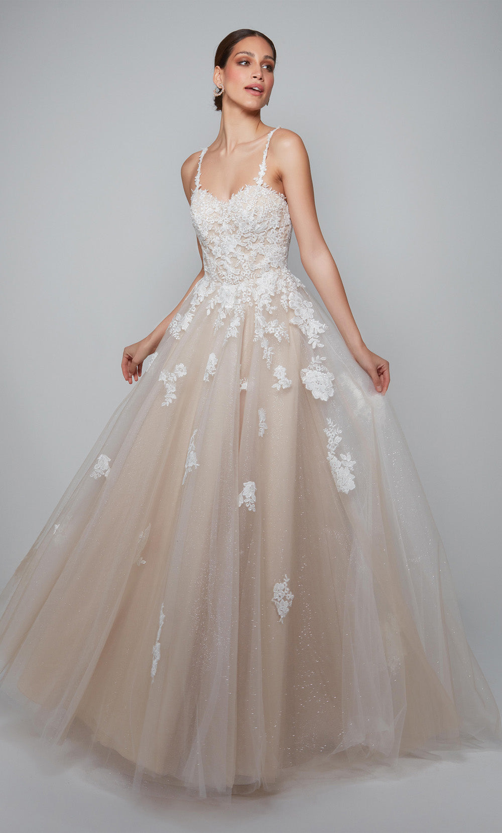 ALYCE Paris 7084 Bridal Sweetheart Train Ballgown Dress