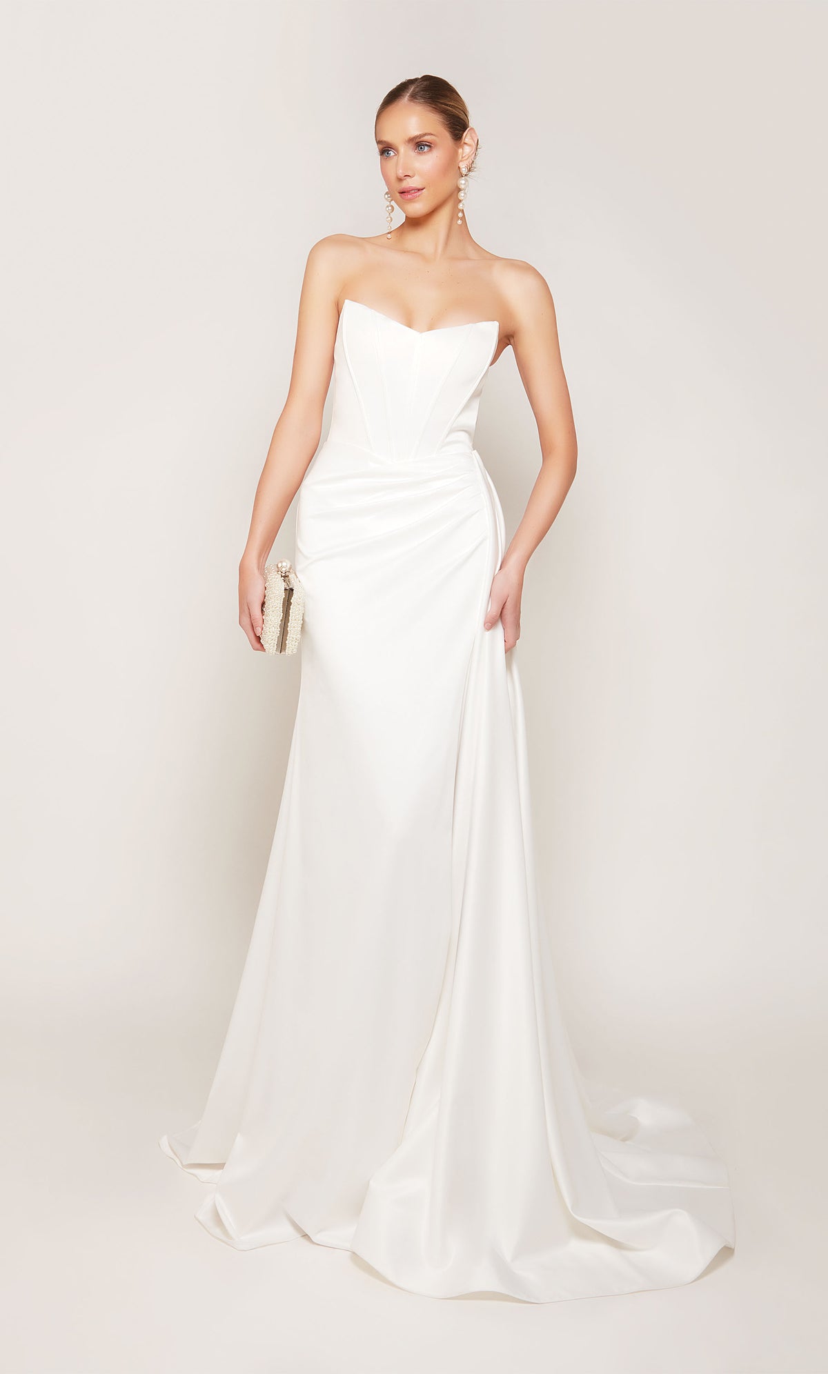 ALYCE Paris 7093 Bridal Cat-eye Slit Mermaid Dress