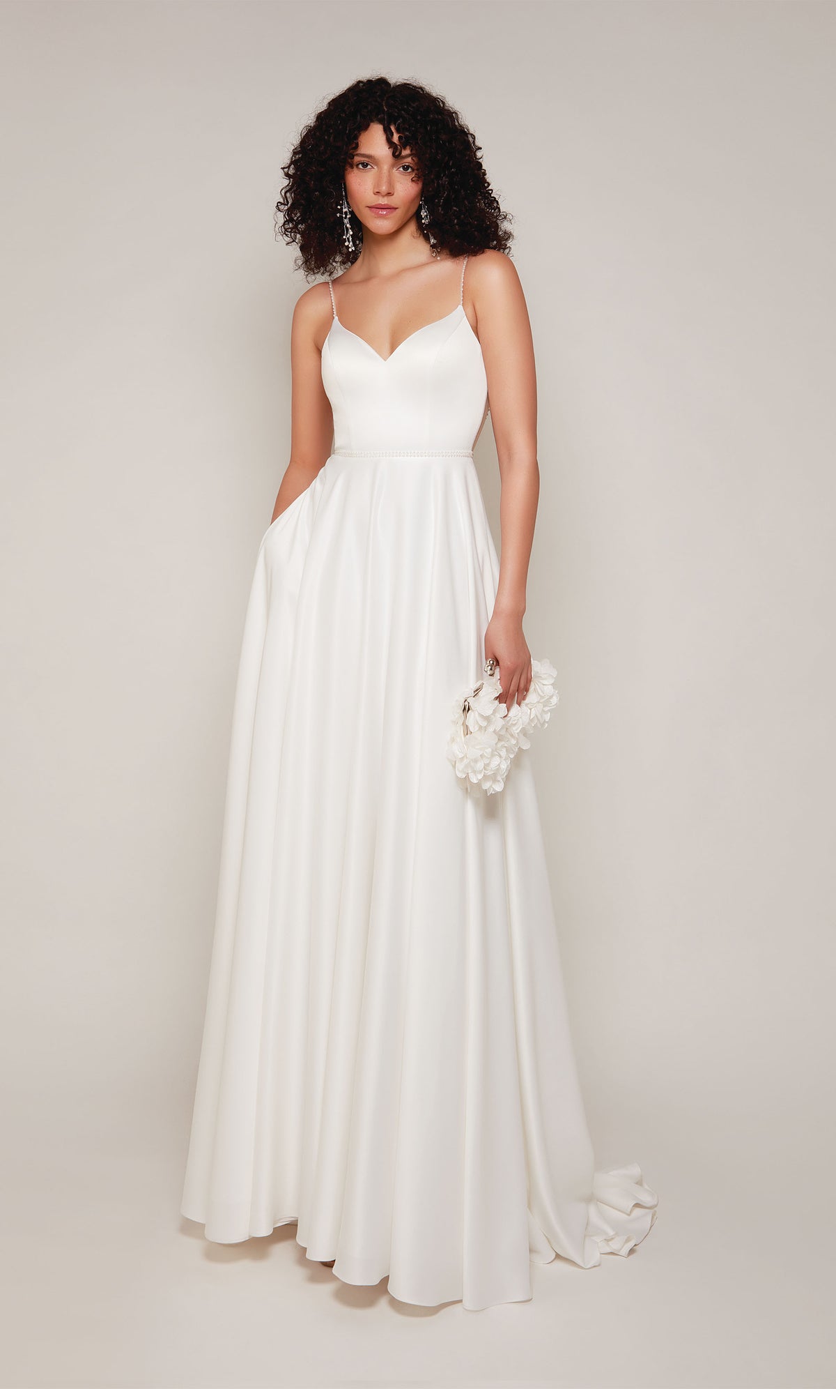 ALYCE PARIS 7099 NECK BRIDAL SUGGERIMENTO UN ABITO DI LINE