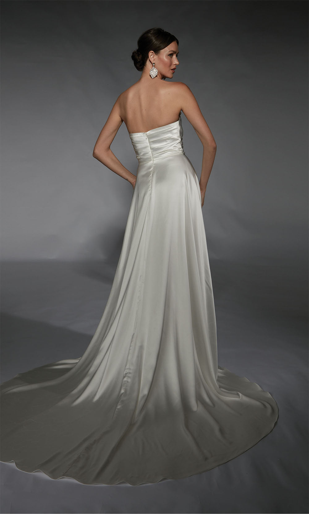 Alyce Paris 7107 Bridal Cowl Flet a Line Dress