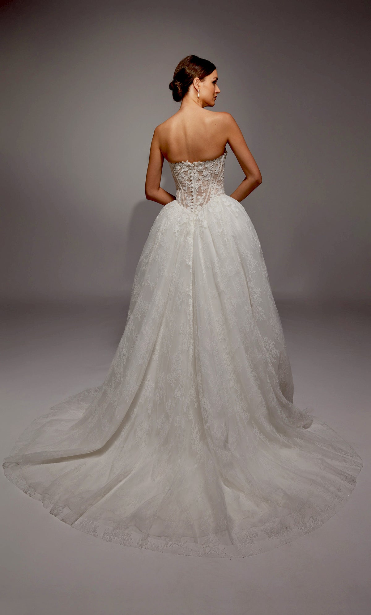 ALYCE Paris 7163 Bridal Strapless Neckline Corset Medium Fullness Dress