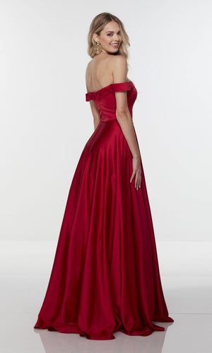 Formal Dress: 1718. Long Off The Shoulder Dresses, Off The Shoulder, A-line Alyce Paris